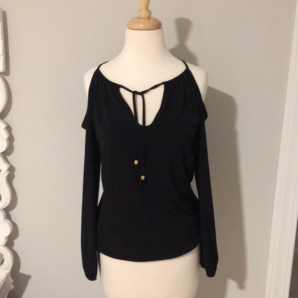 Michael Kors cold shoulder top.